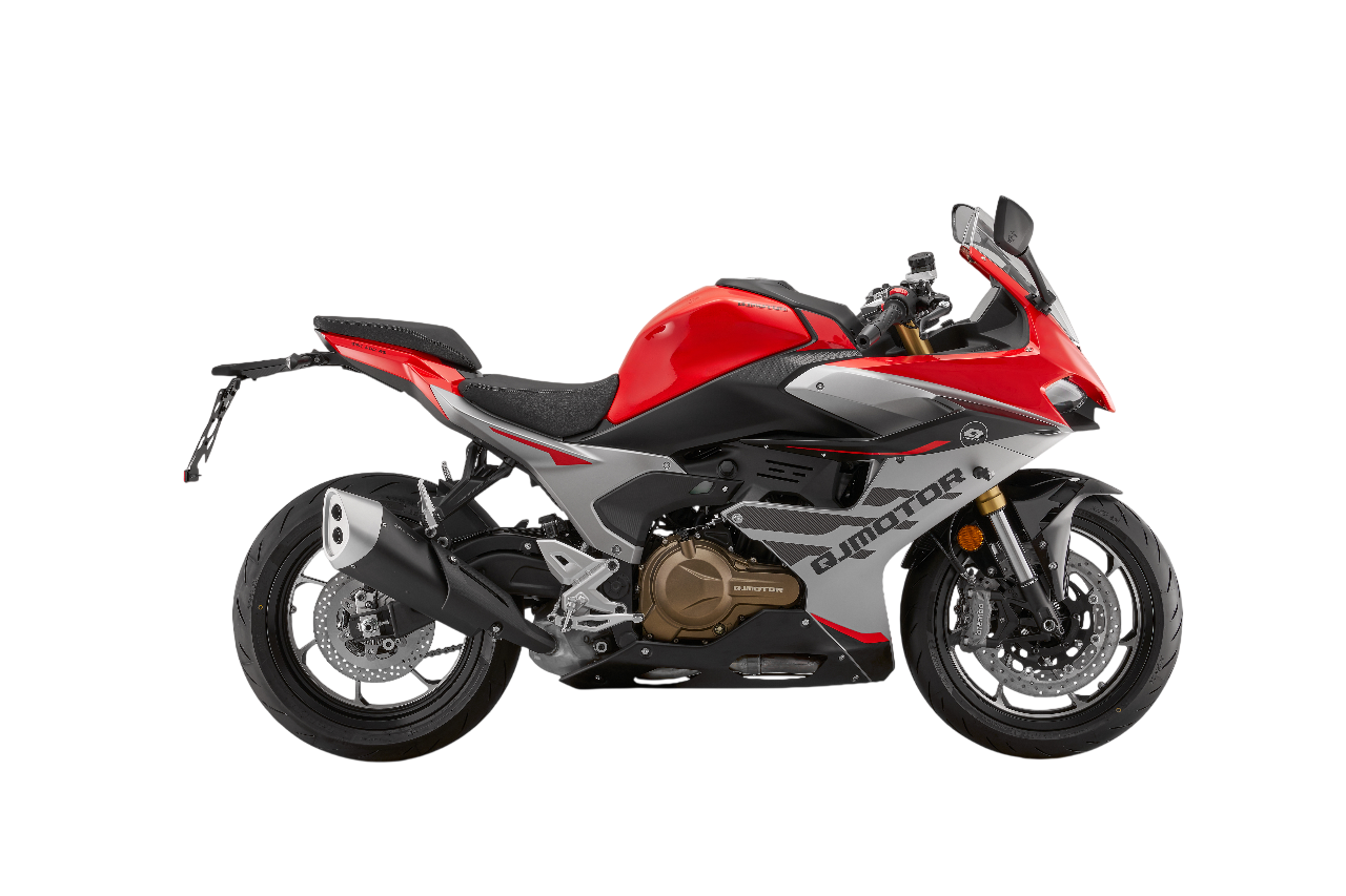 QJMOTOR SRK600RS Rouge / Gris